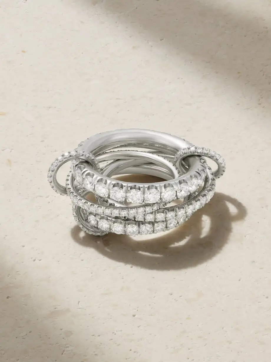 High Quality Multi Piece Stacking Band Ring For Women Wedding Party Fashion Finger Ring Jewelry