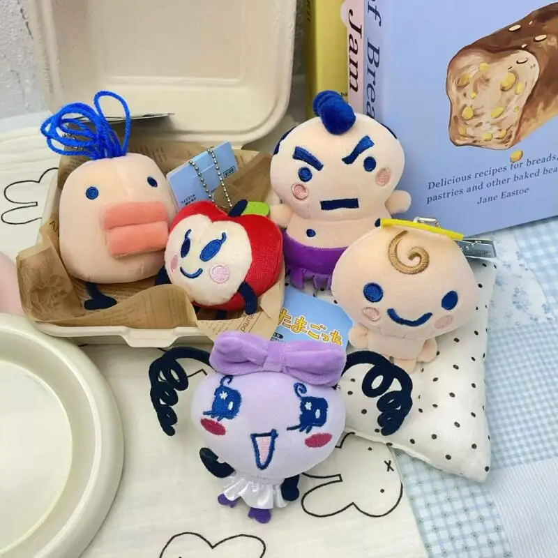 Kawaii Tamagotchi Flowertchi giocattoli di peluche zaino portachiavi creativo periferico Memetchi bambola di pezza morbida amici regalo di compleanno