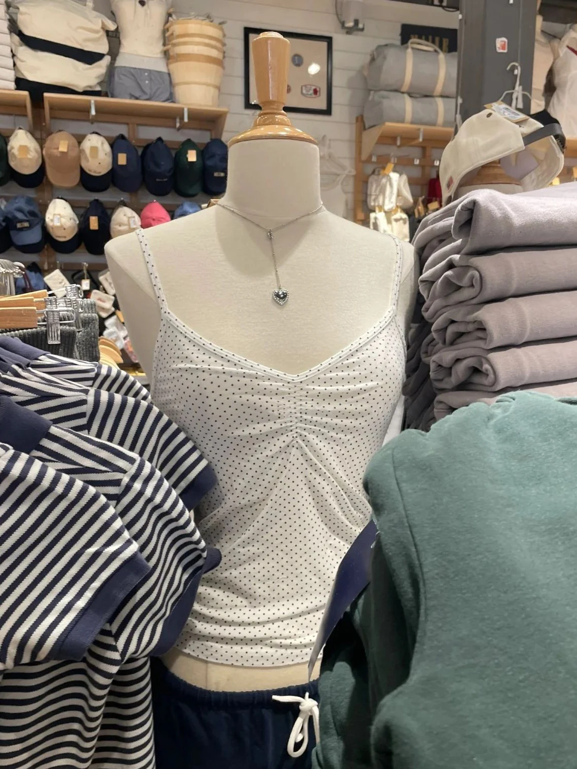 Polka Dow Slim Tank…