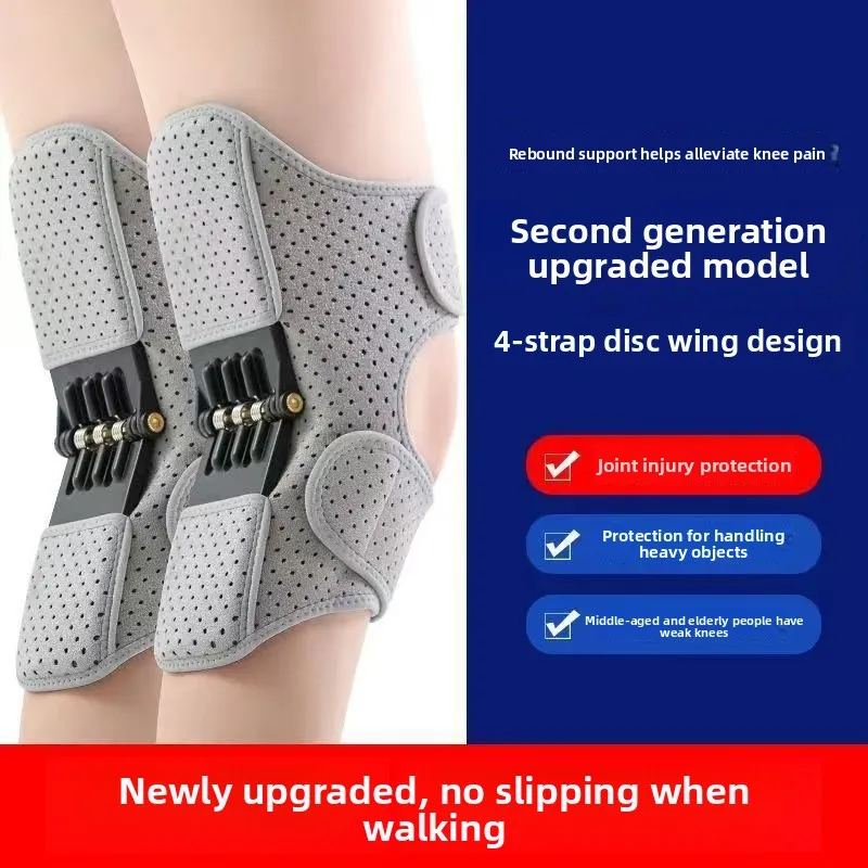 

Knee Booster Exoskeleton Brace - Leg Support for Walking & Sports, Patella Knee Protection, In Stock