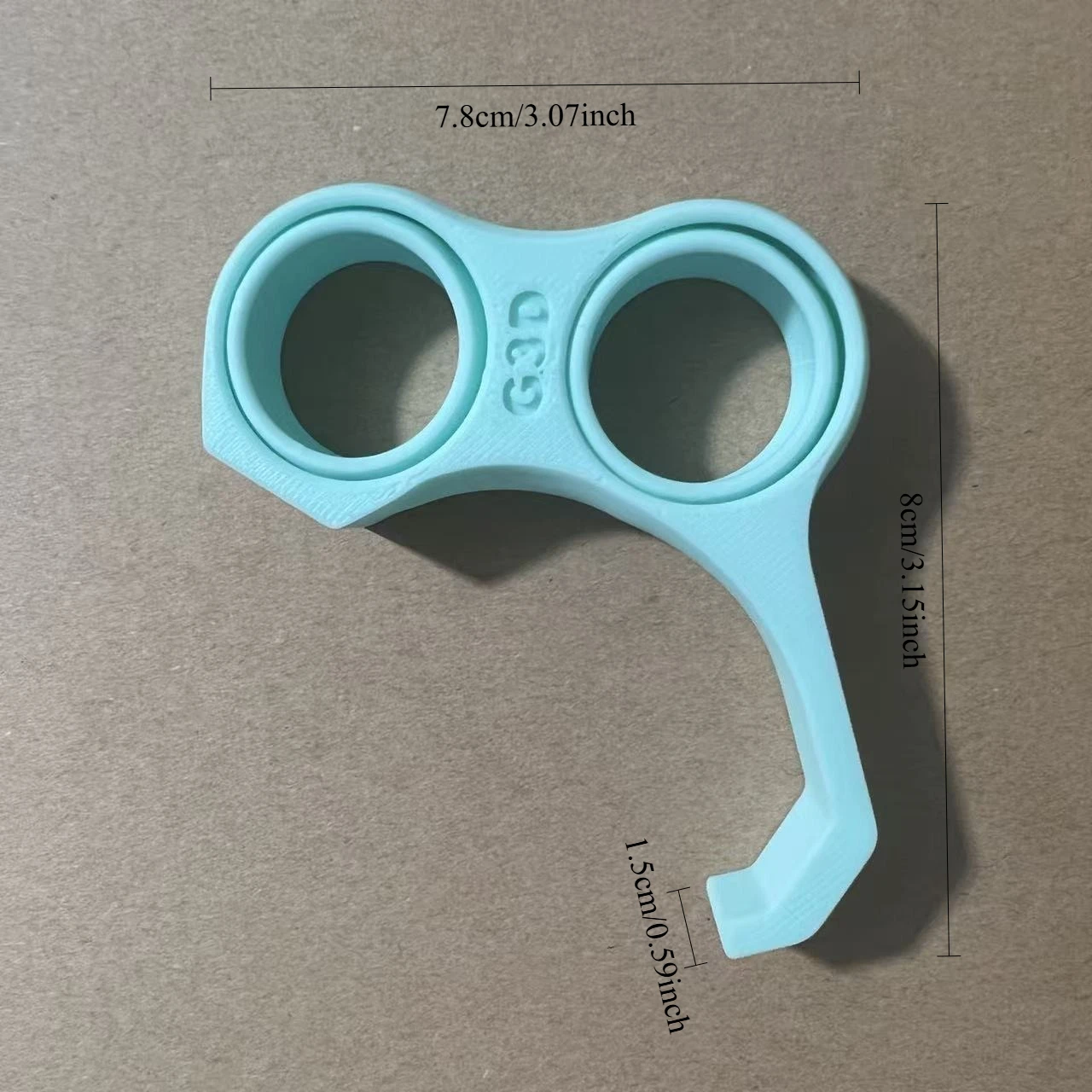 Double Finger Ring Holder, Suitable For Stable Dual Ring Grip On Mobile Phones