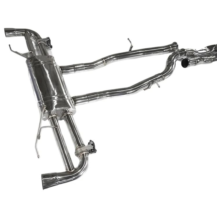 High Performance Stainless Muffler Valve Auto Spare Part for Mercedes Benz GLC43 AMG 3.0T Exhaust New Condition