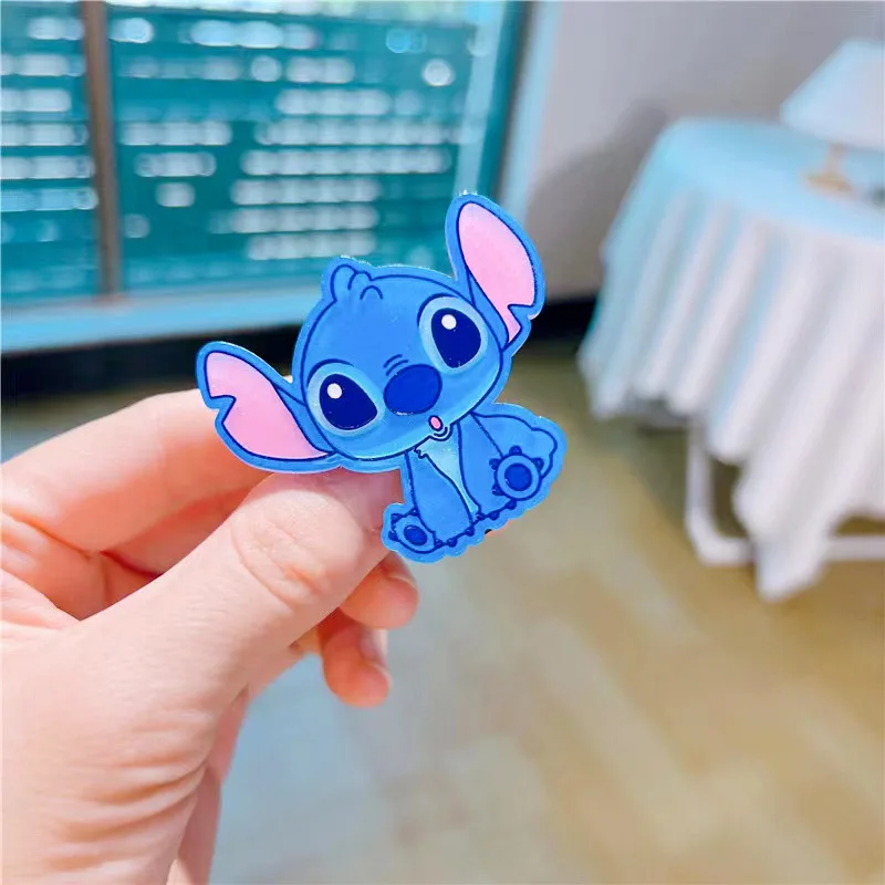 Bandeaux de cheveux Disney Stitch pour enfants, épingle à cheveux Anime, bande de caoutchouc de dessin animé, accessoires pour cheveux Kawaii, bébé