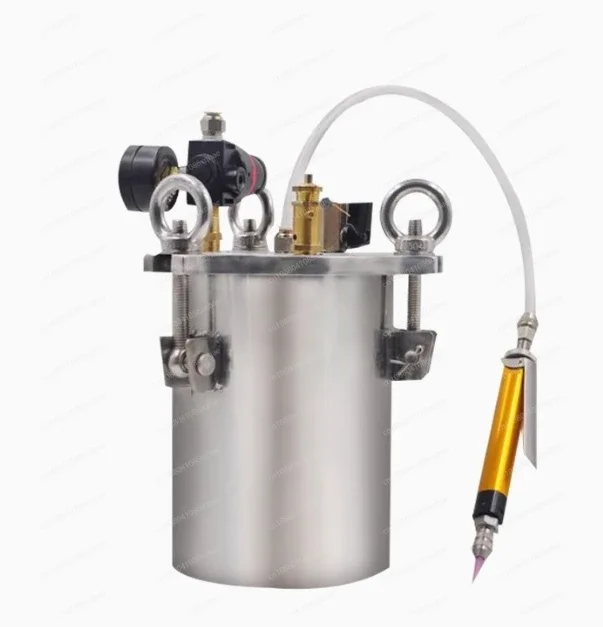 Manual Large Flow Glue Filling Machine Liquid Glue Dispenser Stainless Steel Pressure Tank