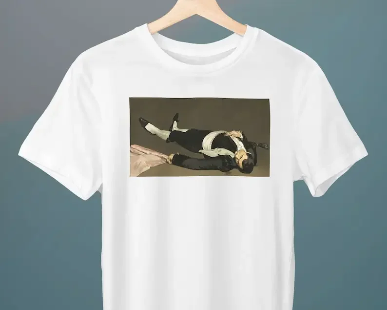 The Dead Toreador, Edouard Manet, Unisex T-Shirt, Fine Art T-Shirt