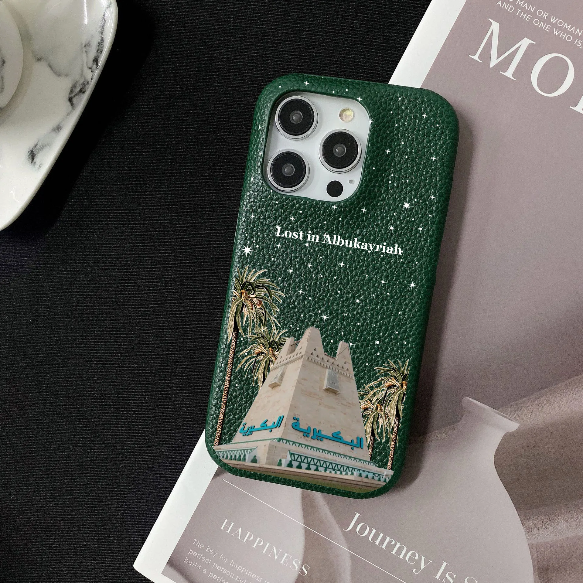 Personalised Customized Name Leather Case For iPhone 16 15 14 13 12 11 Pro Max Initials Letters kafr saya Cover 13 14 15 Pro Max