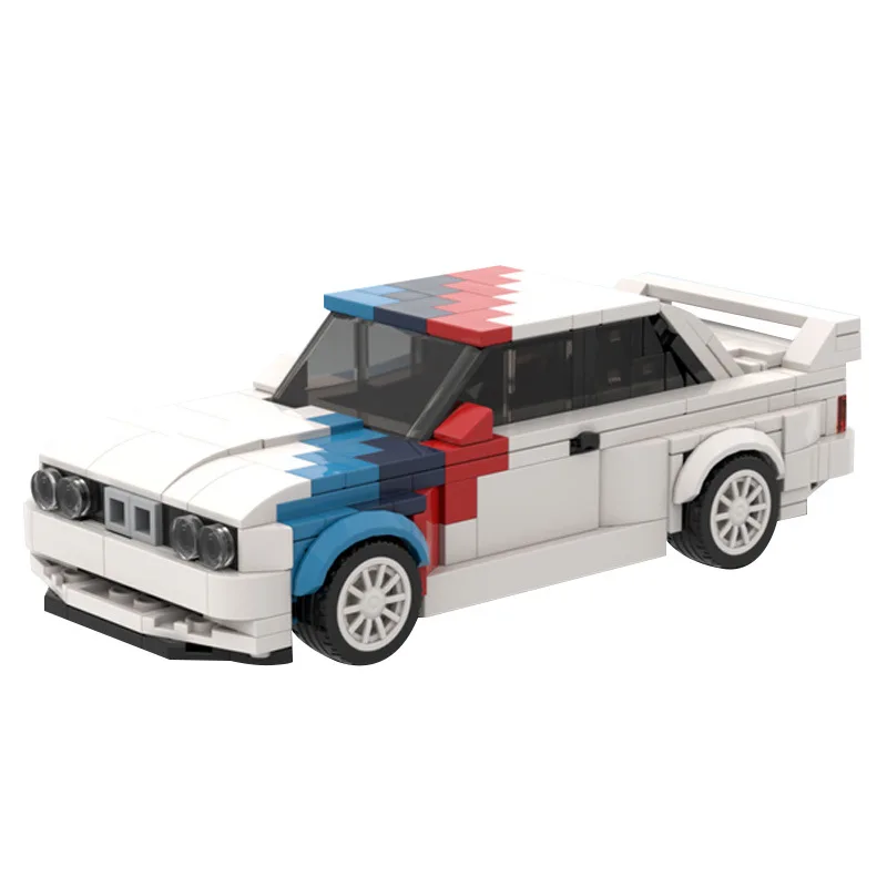 

Classic Technical M3 E30 racing sports car Vehicle Speed Champion Racer Building Blocks Brick Creative Garage Toys for Boys