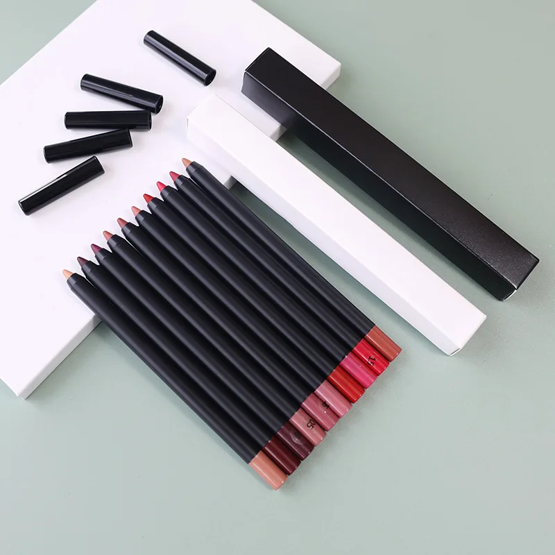 Piankowy konturówka do ust Gładka Łatwa w aplikacji Wysoka pigmentacja Długotrwała Komfortowe narzędzie do makijażu ust