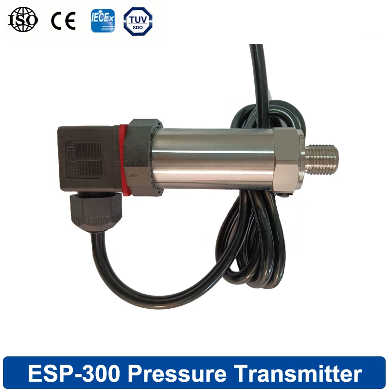 Pressure Transmitter Range -1-0-1000bar 4-20mA Output Water Tank Oil Gas G1/4 G1/2 NPT1/4 NPT1/2 M20*1.5Thread Pressure Sensor