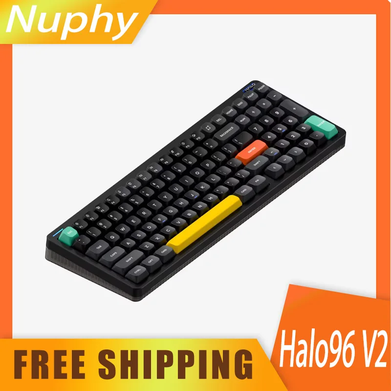 

Nuphy Halo96 V2 Mechanical Keyboard Low Profile Wireless Bluetooth 3 Mode Halo 96 Type-C Hot Swap Gasket Office Gaming Keyboards