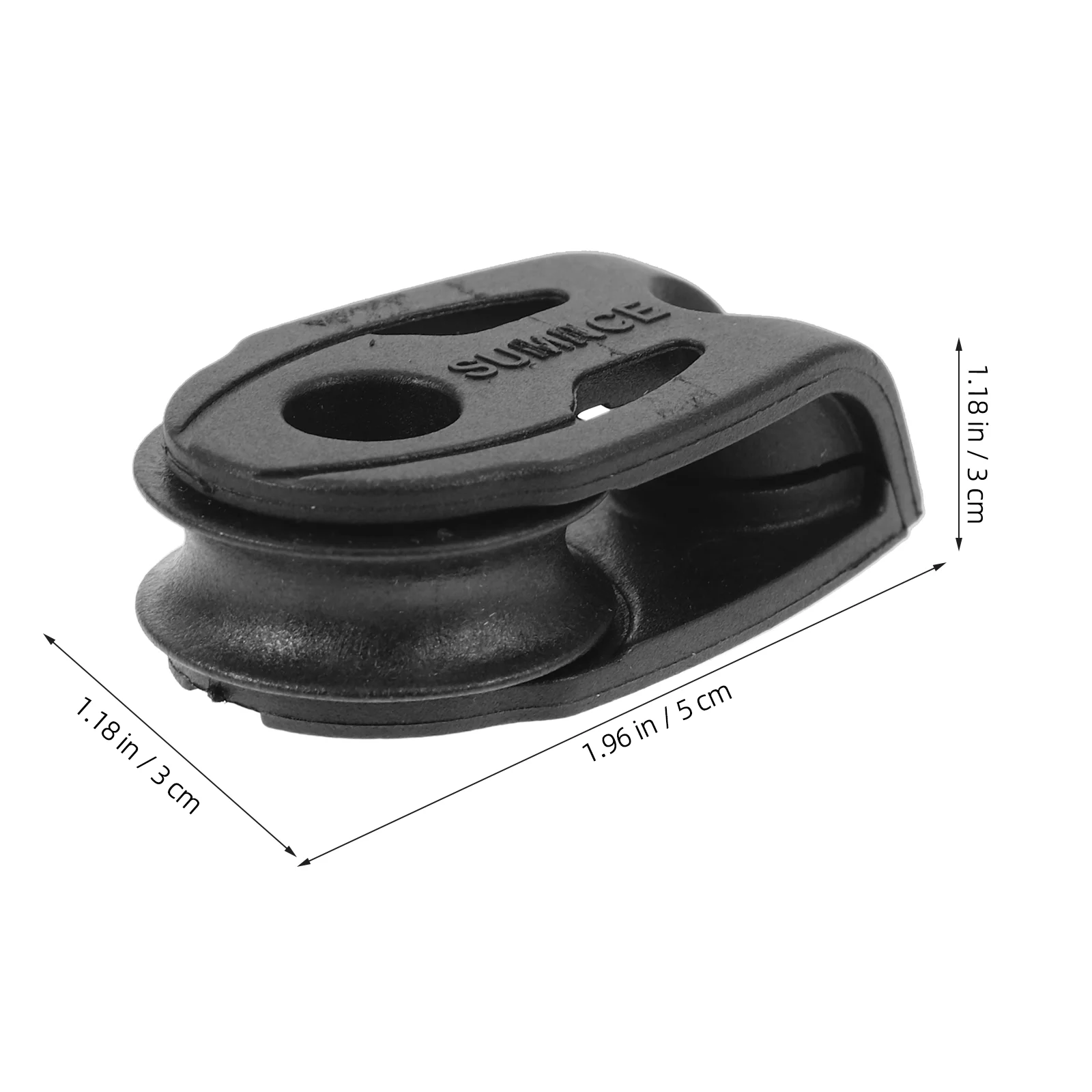 Pulley Nylon Roller Wheel Sailing Block Single Boat Accessory Accessories Marine