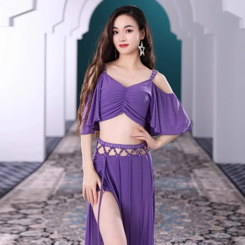 Customized Belly Dance Costumes 2025 New Tassel Sexy Set Split Eastern Dance Performance Clothes