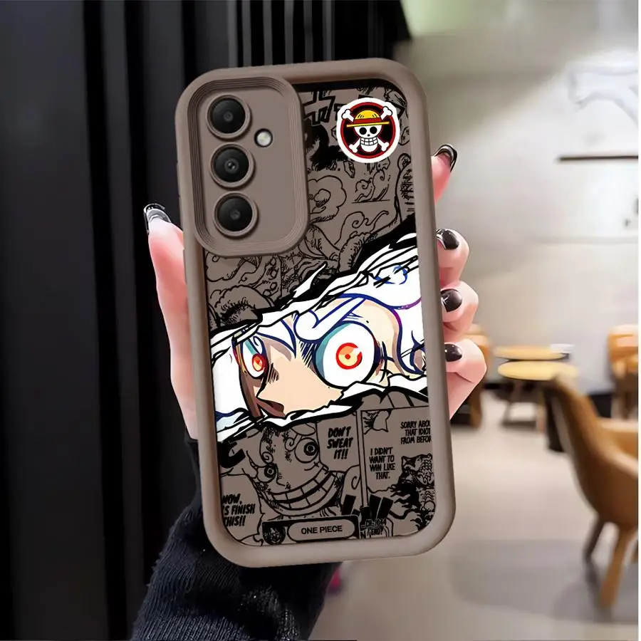 Phone Cover Case for Samsung Galaxy A12 A07 A50 A04 A17 A06 A15 A16 A13 A30 A11 A05 A20 A14 Hot Ones Pieces Luffys