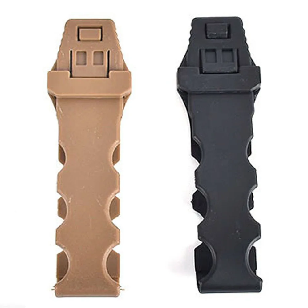 Tactical Magazine Pouch Molle Clips Durable Molle System Malice Clips Strap Buckle Accessory Nylon Quick Release Strip Mag Bag