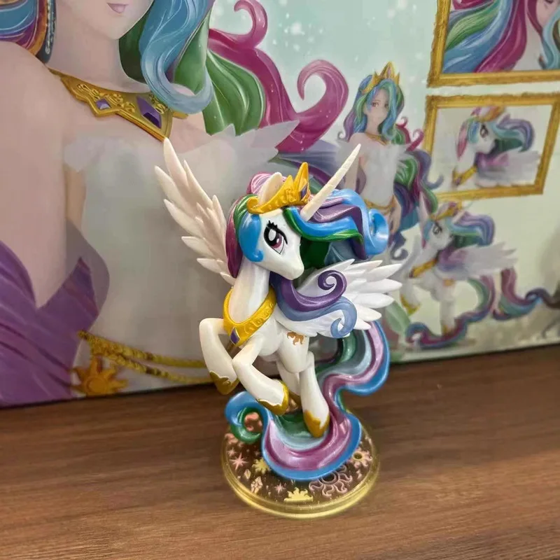 마이 리틀 포니 애니메이션 14cm 액션 피규어 소장 장난감 공주 Celestia Cosmic Moon 우정 마법 데스크탑 장식품