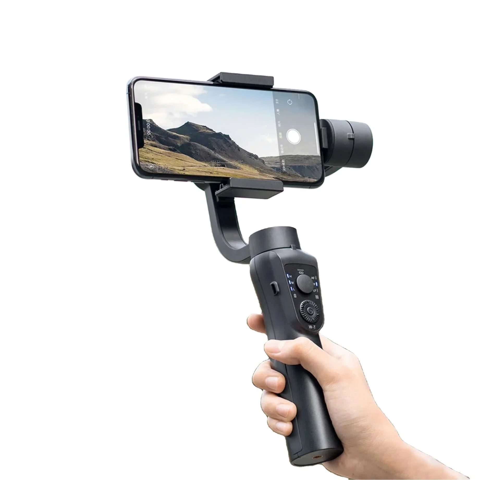 

S5B 3 Axis Gimbal Handheld Stabilizer Anti Shake Video Record Smartphone With Facial Tracking Focusing Rotation