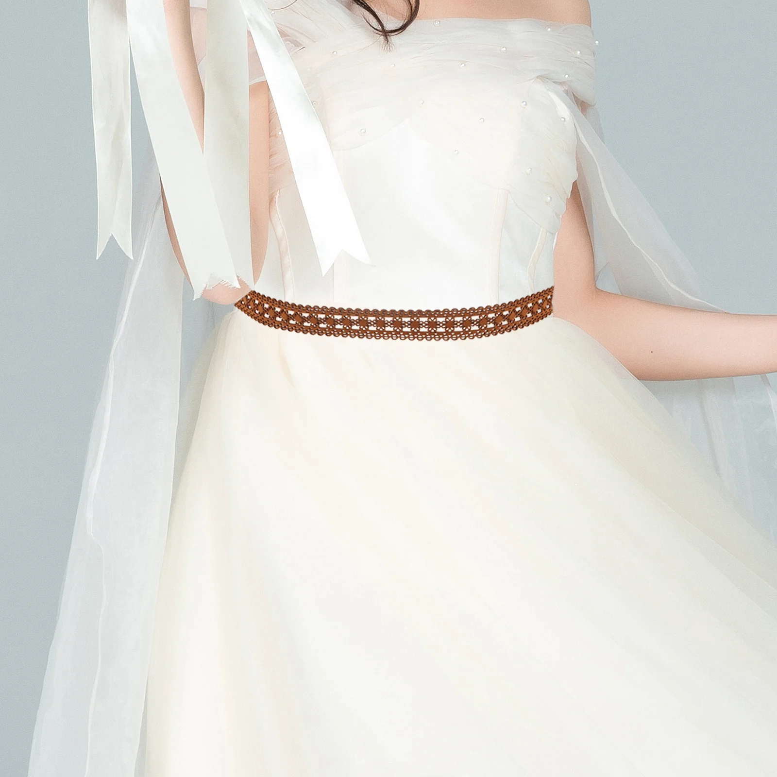 เข็มขัดโบฮีเมียนสำหรับผู้หญิง เข็มขัดแต่งพู่แบบมาคราเม่ สำหรับชุดเดรส งานแต่งงาน งานปาร์ตี้ งานพิธีชายหาด เครื่องประดับสำหรับผู้หญิง