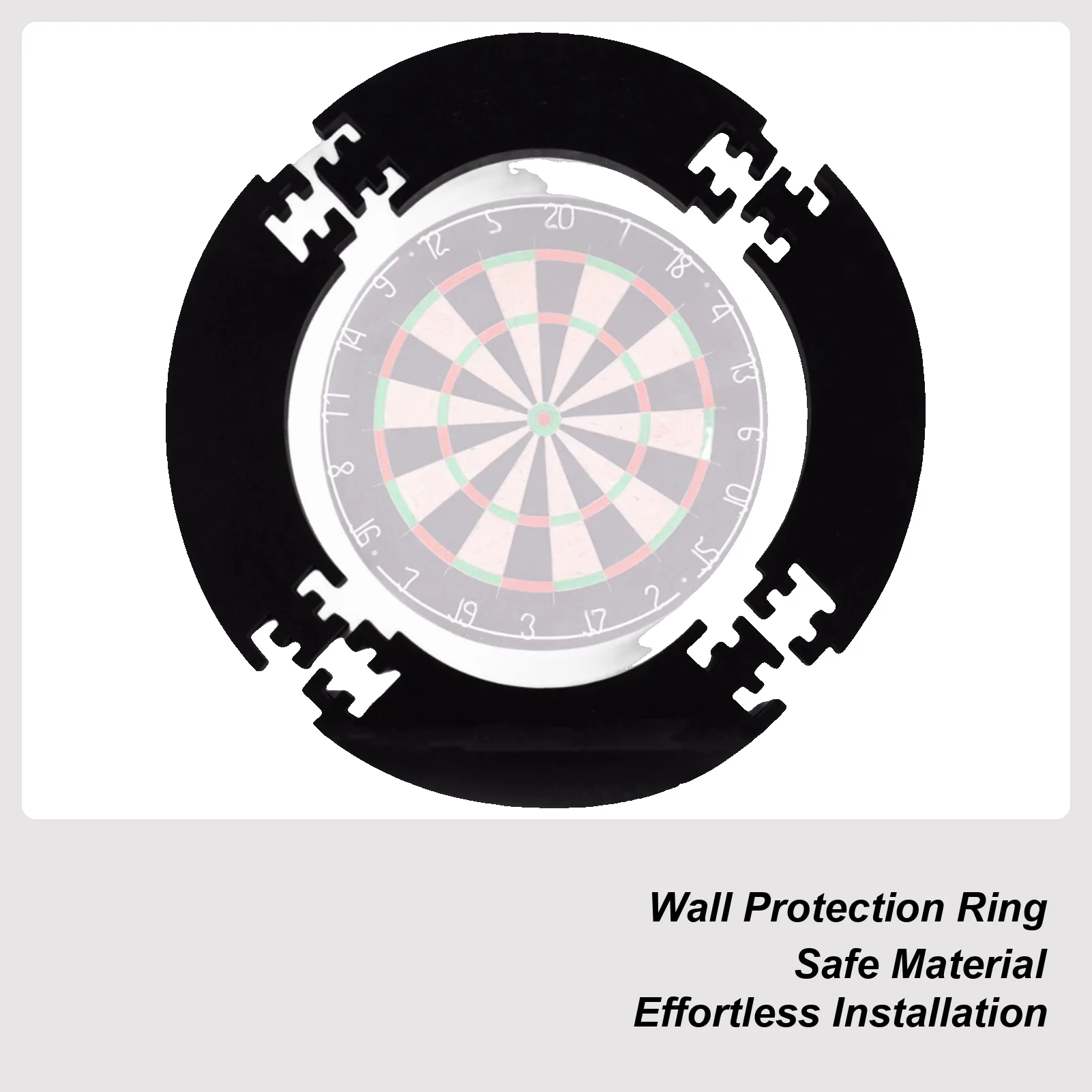Dart Board Wall Protectors 18inch Noise Reduction Protection Ring Wall Protector for Dart Board for Men Room Bar Basement Garage