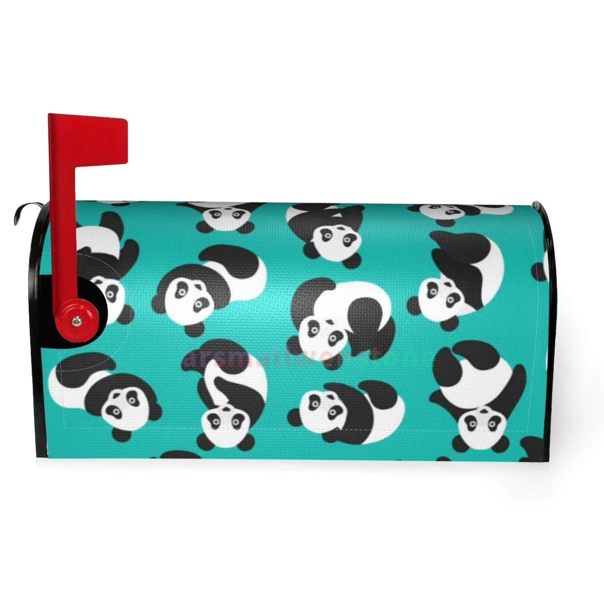 Cute Panda Mailbox Cover Wrap Standard Size Welcome Home Garden Outdoor Decoration Post Letter Box Cover