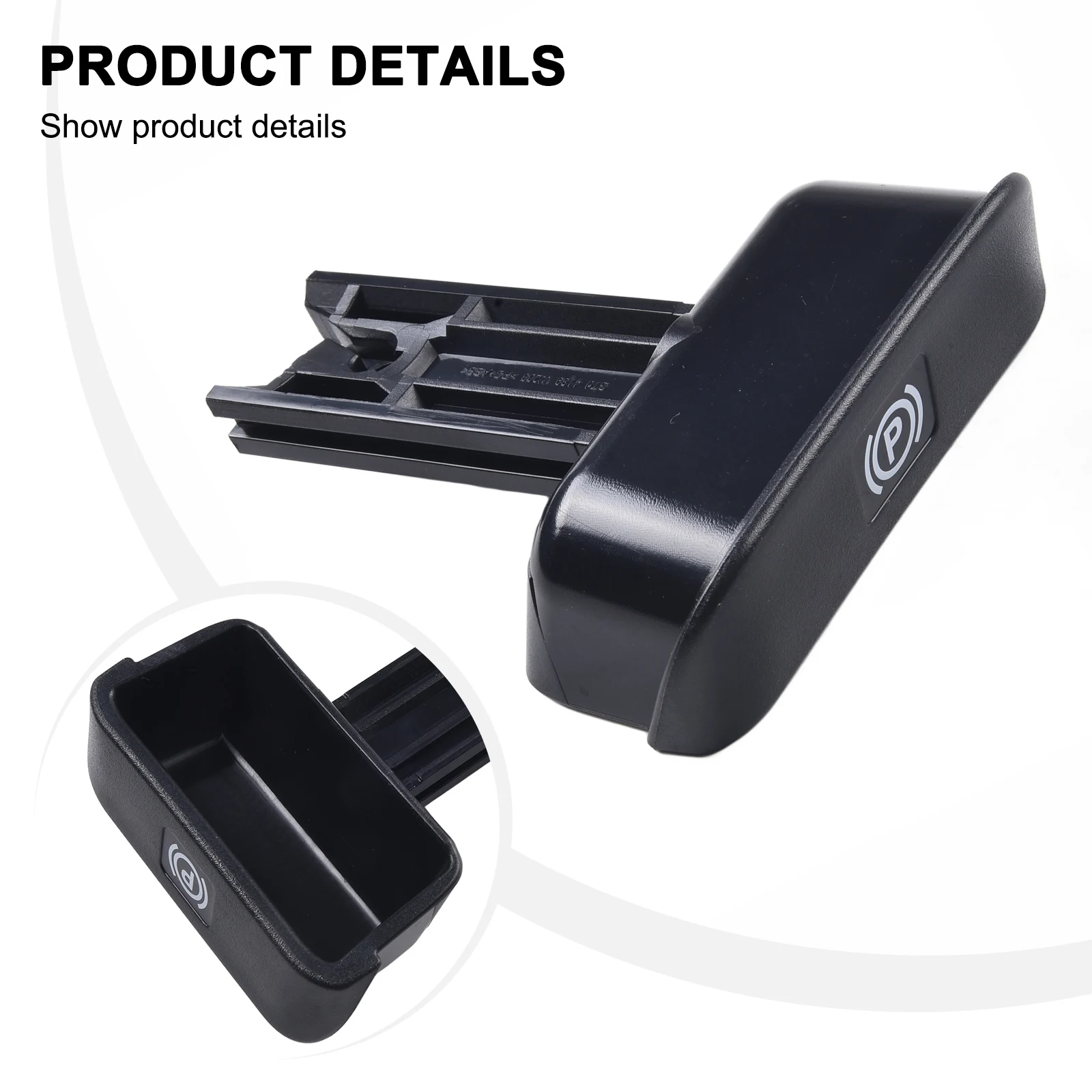 

Hot Sale Black Abs Car Handbrake Parking Brake Release Handle For BENZ C CLK W203 W209 A2034270620 Replacement Car Accessories