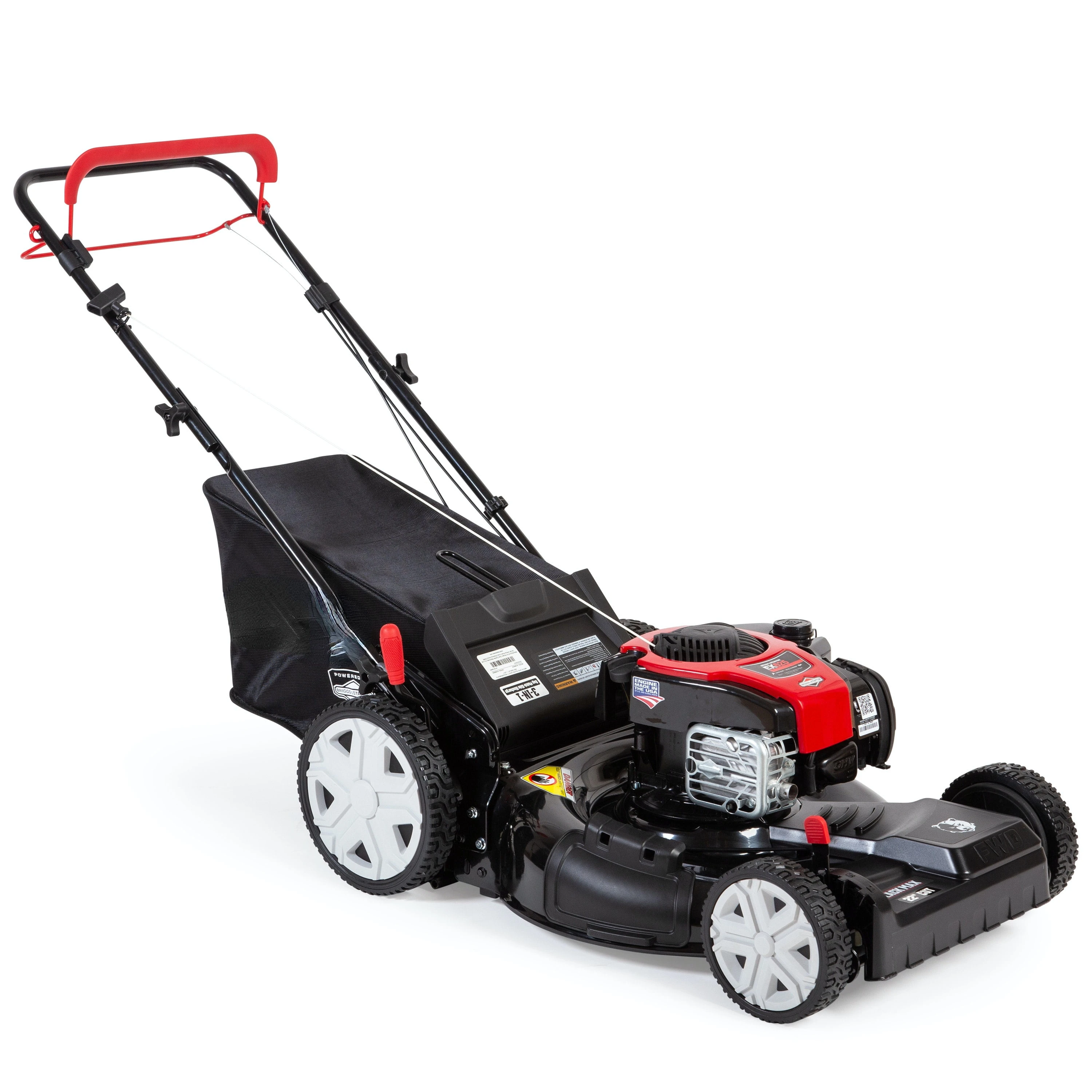 22-inch 150cc Self Propelled Gas Mower with High Rear Wheels (Assembled Height 37.2