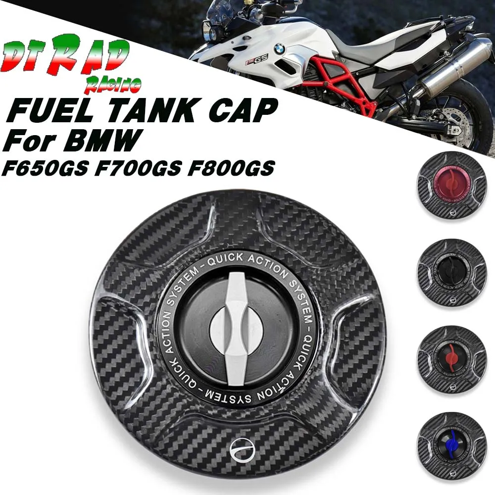 Quick Opening Carbon Fiber Fuel Tank Cap Airbox Cover For BMW F650GS 2008-2012 F700GS 2012-2019 F800GS 2006-2012 Accessories