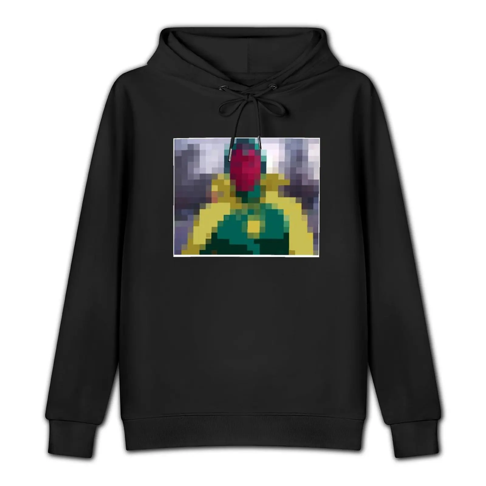 pixel vision Pullover Hoodie autumn anime clothing mens designer clothes hoodie oversize