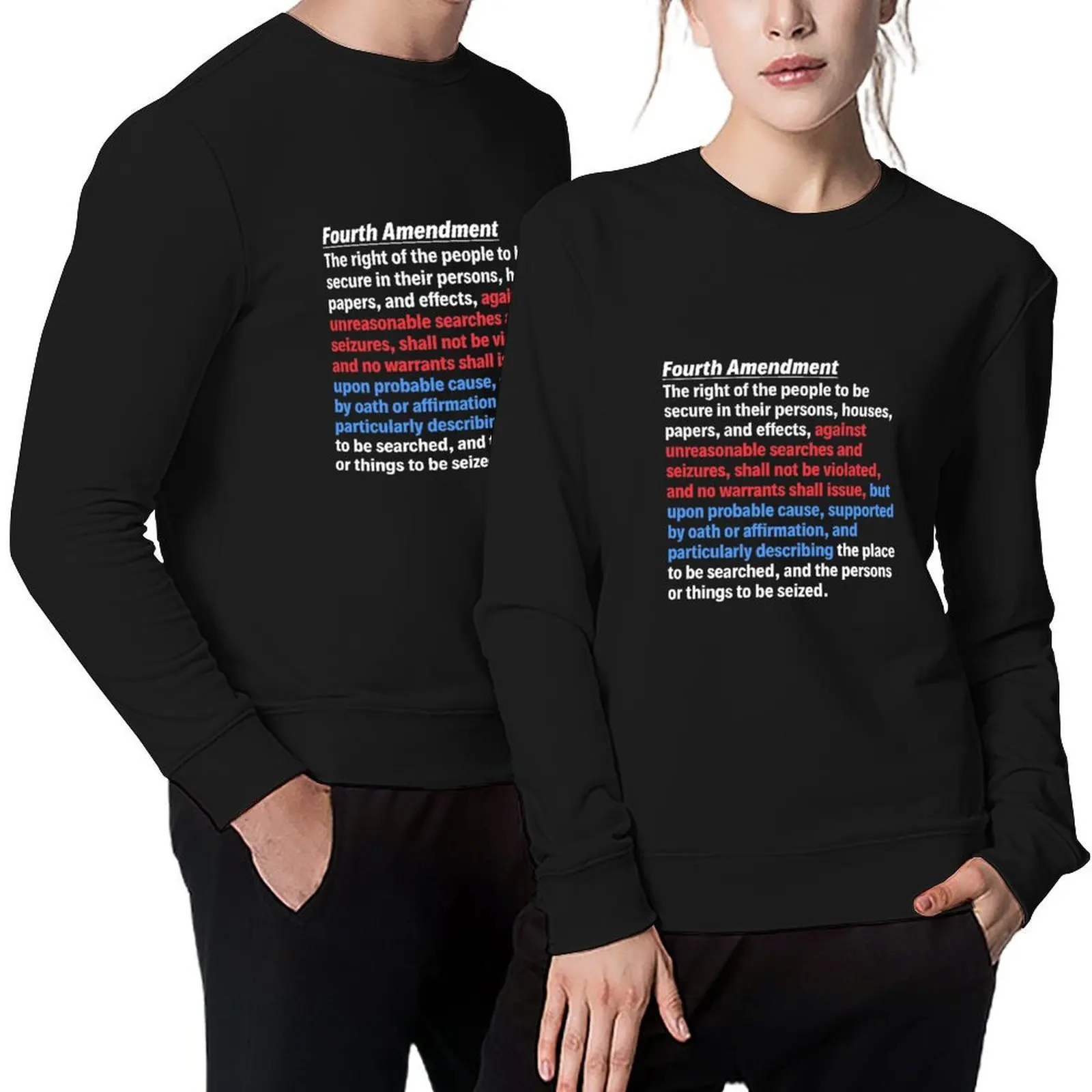

Fourth Amendment of the United States Constitution Pullover autumn blouse men's clothes men's winter sweater new in sweatshirts