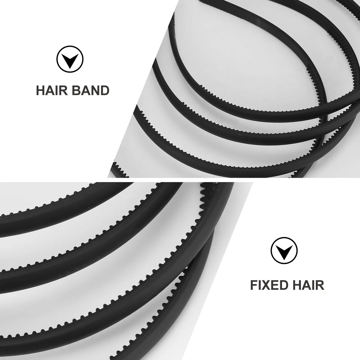 

4Pcs Wash Photo Prop Holiday Teeth Girls Head Non Slip Hoop Hoop Simple Hair Gift Accessories