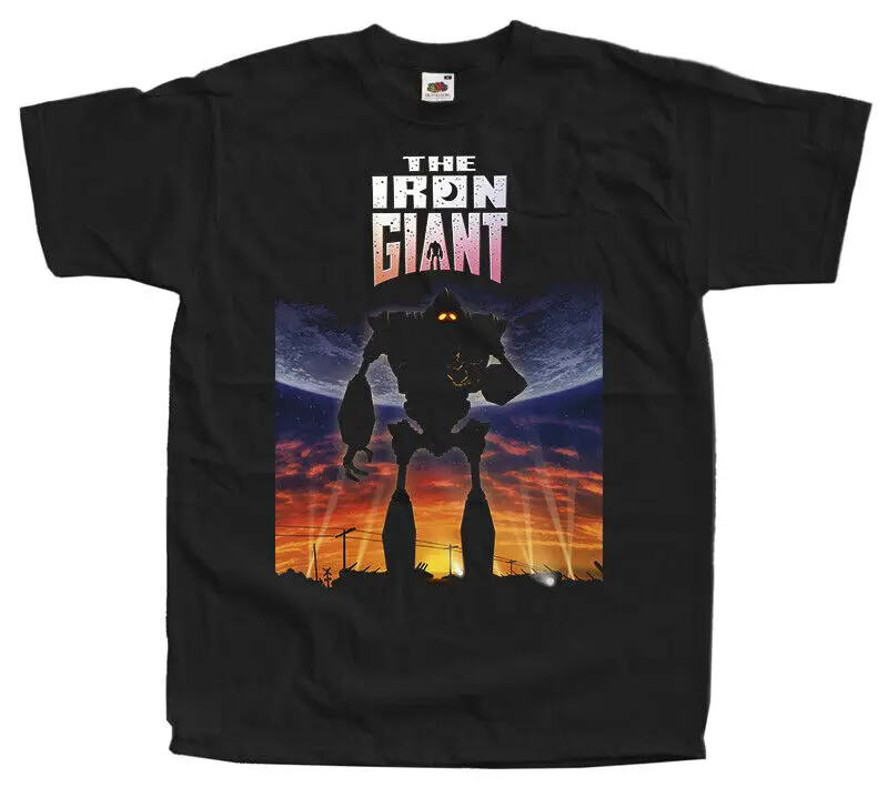 THE IRON GIANT 1999 movie poster v1 T SHIRT TEE black all sizes S to 5XL