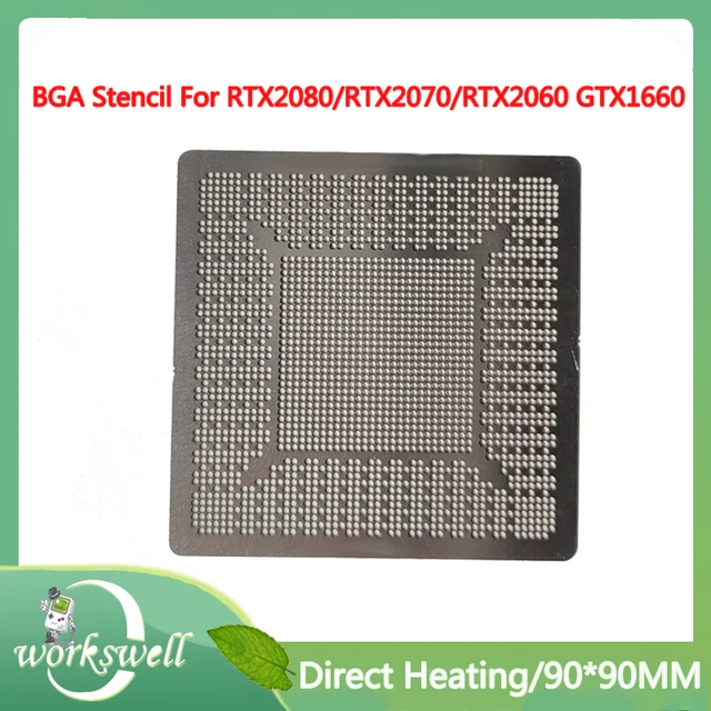 Szablon BGA do karty graficznej GTX1660 RTX2060 RTX2070 RTX2080 GTX1660S GTX1660TI N18E N19E TU116-300-A1 A1TU116-250
