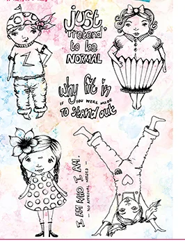 Hot sell Transparent Clear Silicone Stamp for DIY scrapbooking/photo album Decorative clear stamp A0002