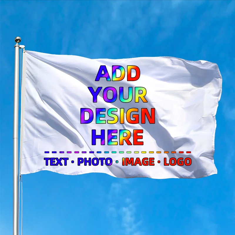 Custom any size Flags banner Custom Printed Logo Custom Flags For High Quality Outdo Club logo flag printingor Activities