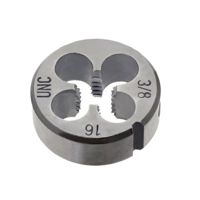 Weiyi 1-teilige Gewindeschneideisen aus legiertem Stahl 1/2-13" 1/4-20" 3/8-16" 5/16-18" 4-40" 6-32" 8-32" 10-24" UNC Gewindeschneideisen Metallgewindewerkzeuge – Detail 2