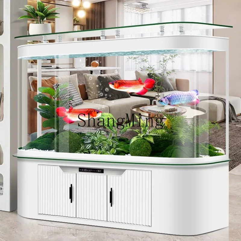 مرشح سفلي منزلي خالي من الماء لحوض السمك ذو الأرضية الكبيرة، غرفة معيشة جديدة متكاملة لخزان الأسماك