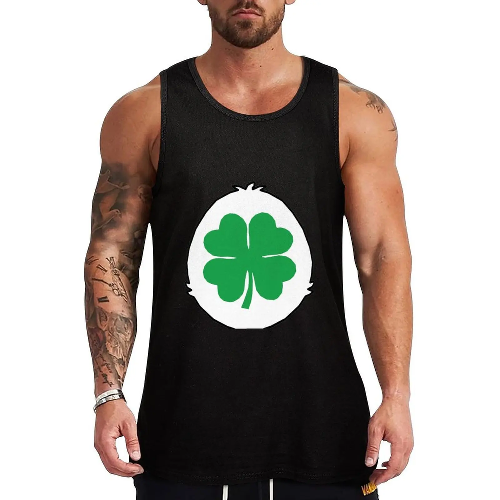 Luck Bear TShirt Tank Top Odor Control Tank Top Anti Sweat Workout Shirt