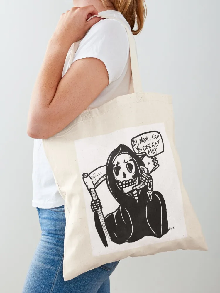 

Hey, mom, can you come get me Tote Bag tote bag canvas tote bag men great