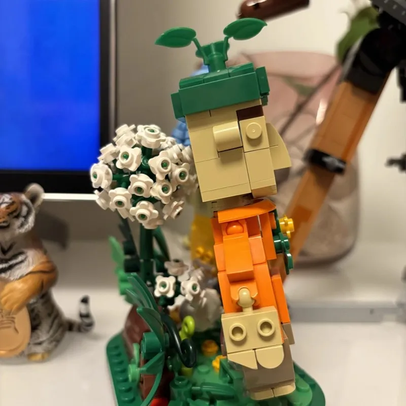 MOC креативный детский строительный блок, игрушки, игровая фигурка Коди, жена Сяомей, мультяшная кукла для двух игроков, модель, подарок на день рождения пары, орнамент