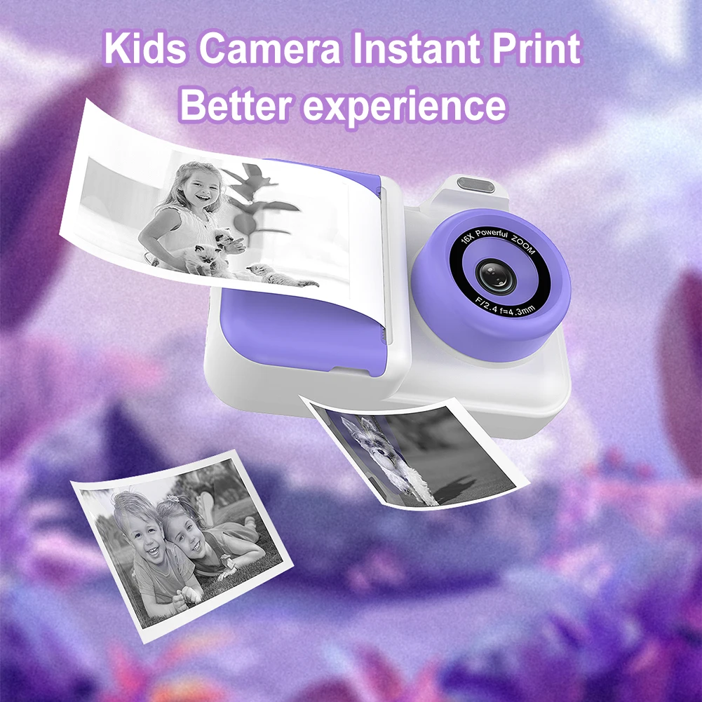 インスタントプリントカメラ-hd-デジタルカメラ-24-インチデジタルビデオカメラインスタント写真印刷カメラ女の子男の子誕生日ギフト