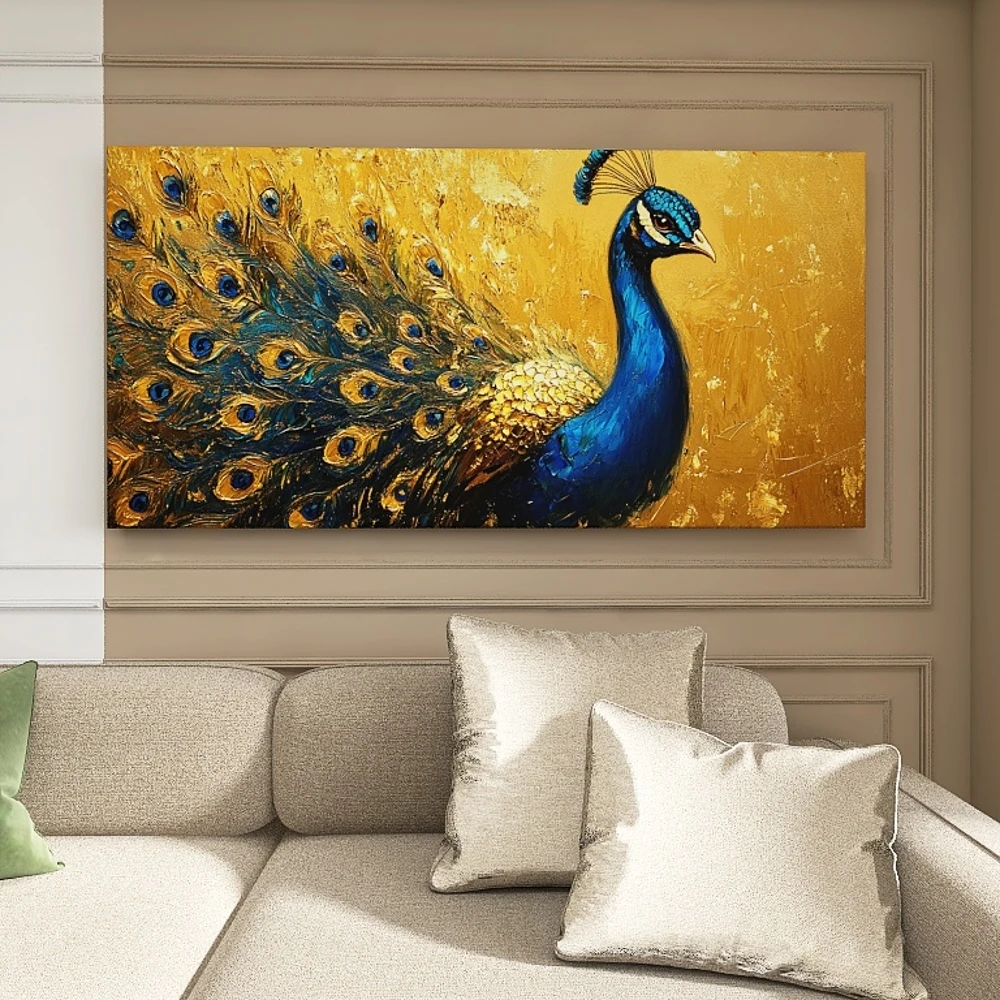 

1.5-Inch Thick Pine Solid Wood Frame, Canvas Wall Art, Birthday Gift Art Wall Painting, Bedroom, Office, Living Room