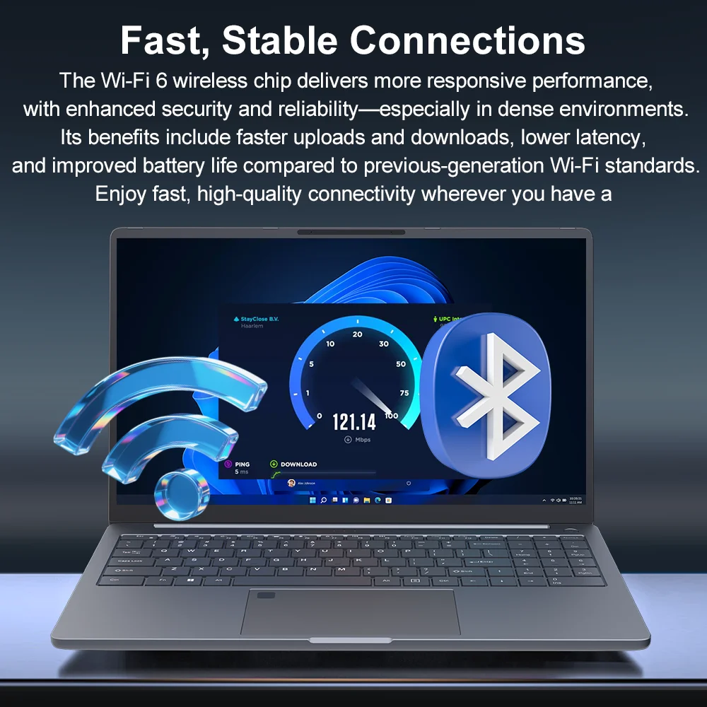 Ninkear A15 Pro Laptop, 15.6-Inch Fhd Ips, Amd Ryzen 5 5500U, 16GB DDR4 RAM, 512GB SSD, Wi-Fi 6, Backlit Keyboard, Fingerprint Reader, 65W Usb-C Fast Charging, 1.6kg Lightweight Design for Work and Study