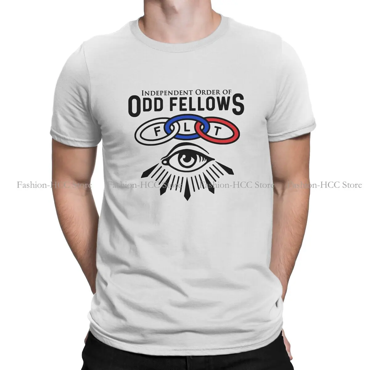 Links and Eye Hip Hop Polyester TShirt Odd Fellows Style Tops Comfortable T Shirt Men Tee