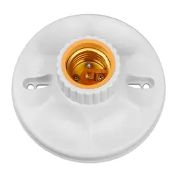 Adaptador de lámpara colgante de tornillo E27 para el hogar, Base de bombilla, soporte de bombilla LED, enchufe redondo