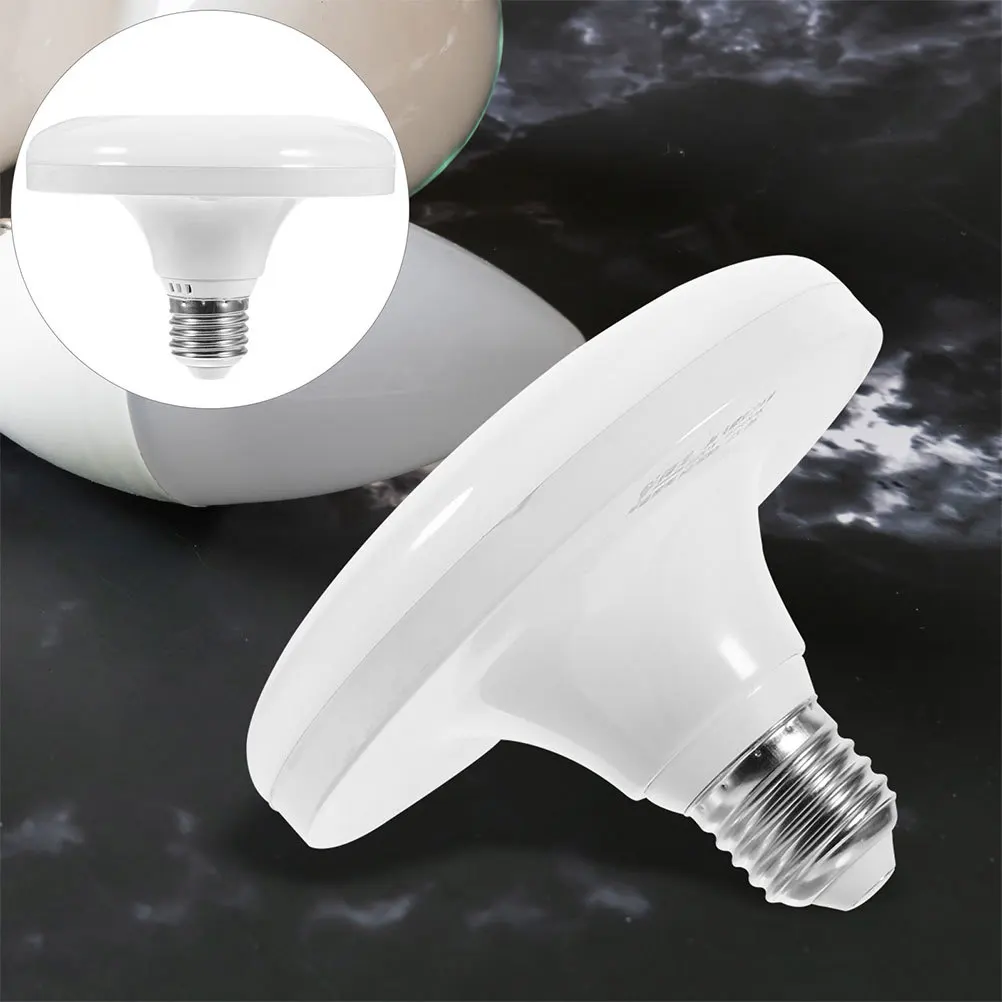 

30W E27 Led Ufo Bulb High Power Energy Saving Bright Long Lasting For Large Area Indoor Outdoor Lighting Replacement Flat Screw