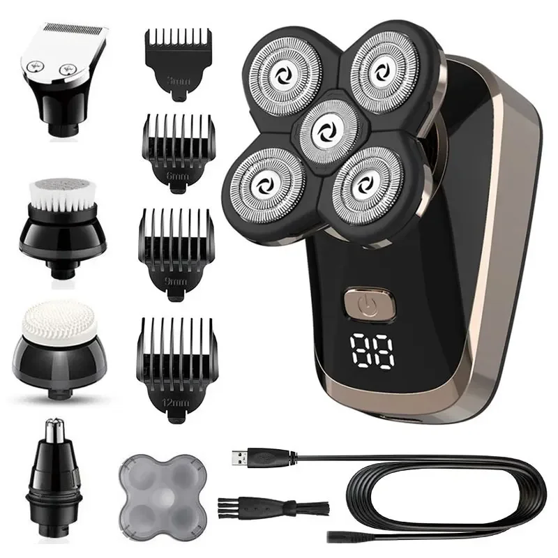 

LED Display Electric Shaver Beard Hair Trimmer Razor Machine for Men