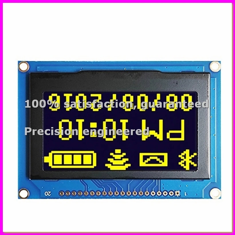 

2,7-дюймовый OLED-дисплей с 20-контактным драйвером SSD1325, матричный экран 12864 точки, последовательный OLED-модуль SPI - ABVK