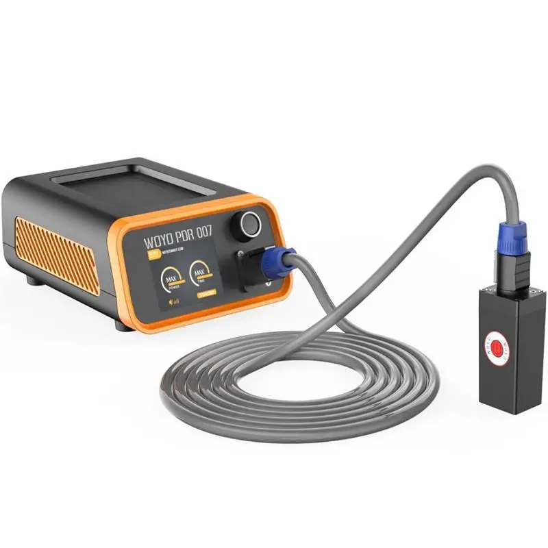 Fallout-free paint electromagnetic induction car depression repair instrument, hail pit non-destructive repair tool