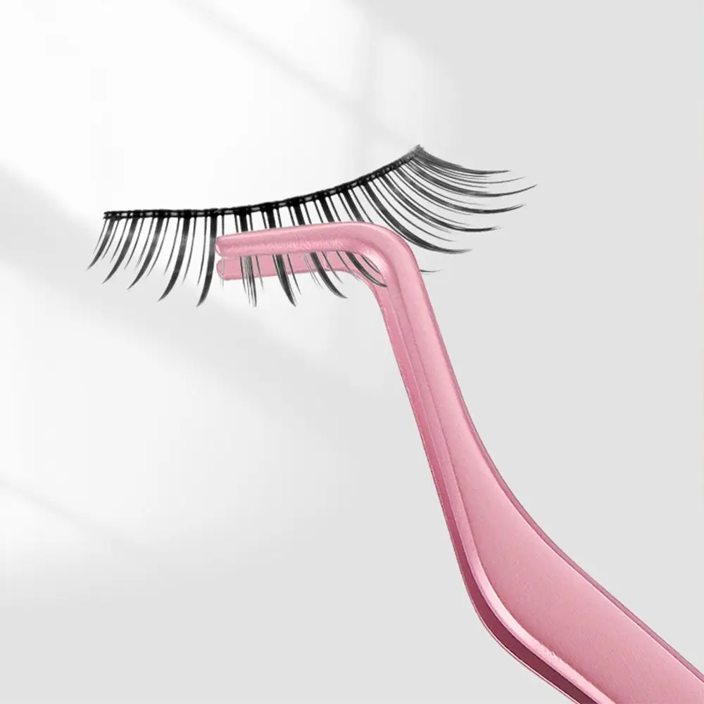 Cílios Extensão Pinças com Pente, Pinça Cílios, Sobrancelha Pinch Lashes Nipper, Aço Inoxidável