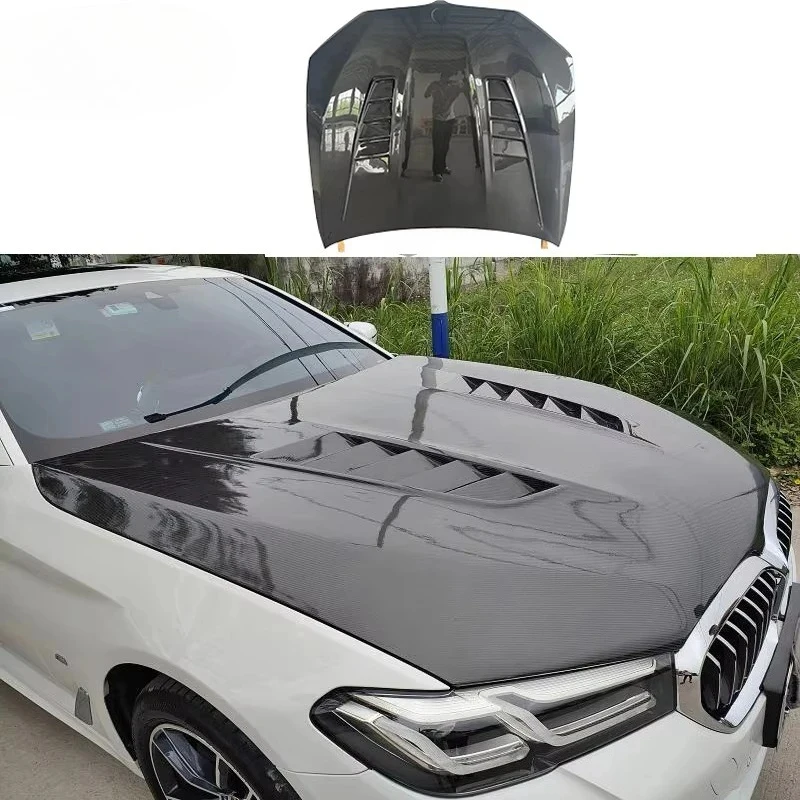 

F90 M5 G30 High Quality Double-Sided Carbon Fiber MBJ Style Engine Bonnet Engine Hood 5 Series F90 M5 G30 G38