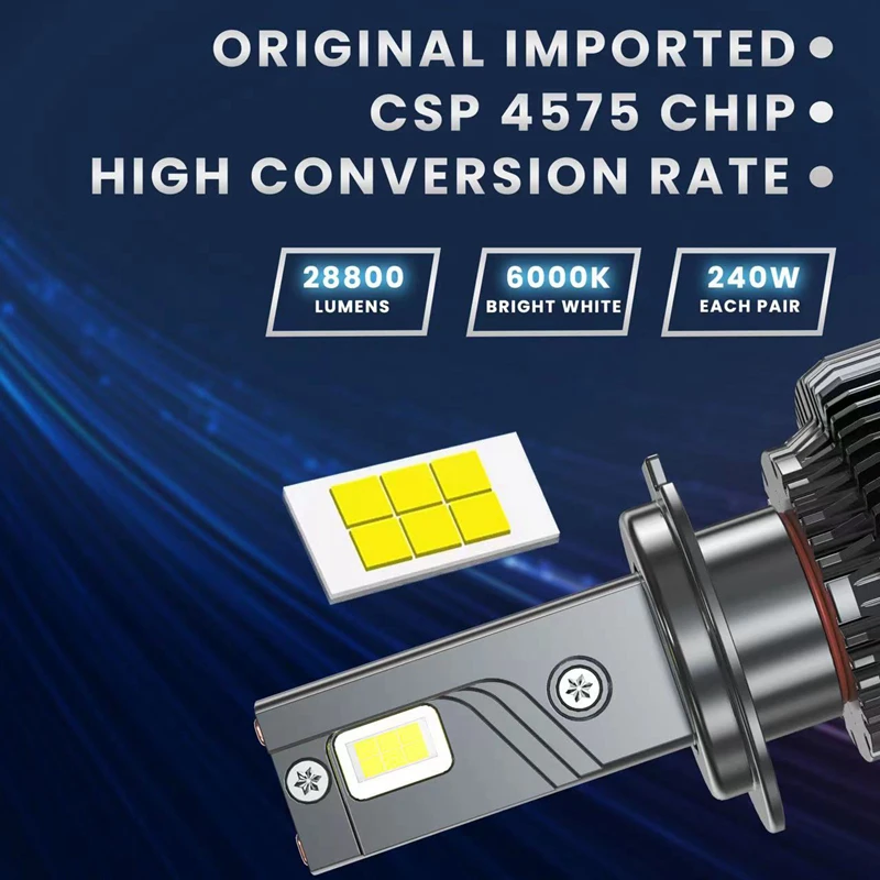 K13 240w auto led scheinwerfer csp h7 h11 h13 h4 auto nebels chein werfer lüfter auto led scheinwerfer lampen